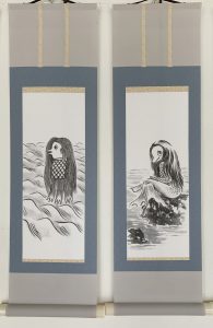 アマビエ ミニ 掛軸